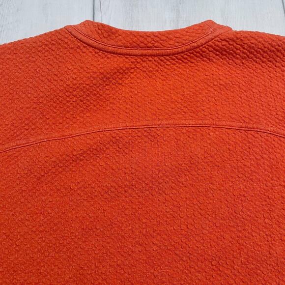 Lululemon All Yours Crew Sweatshirt Womens 6 Orange Heathered Brick Bubble Dot - Picture 6 of 12